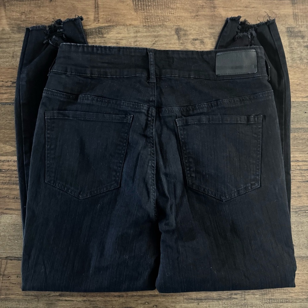 EUC !it Jeans Button Front Black Jeans - Picture 6 of 11